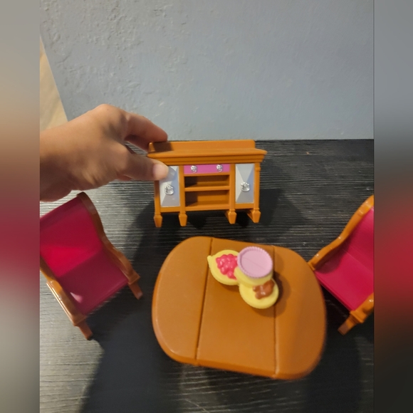 2008 Fisher Price Loving Family Dollhouse Dining Room Furniture set! - Picture 4 of 5